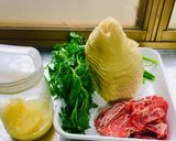 たけのこ&牛肉☆塩漬けレモンエスニック煮作り方1写真