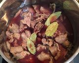 牛すじ肉とプルーンの赤ワイン煮作り方4写真