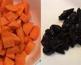 牛すじ肉とプルーンの赤ワイン煮作り方1写真
