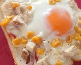 NO.1目玉焼きトースト♡フライパン不要作り方10写真
