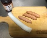かんたんおつまみ☆腸詰めもどき作り方1写真