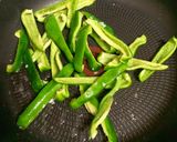 イカとピーマンのにんにく炒め作り方3写真