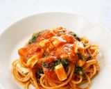簡単手軽に【モッツアレラトマトパスタ】作り方4写真