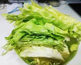 春キャベツのペペロンチーノ風作り方1写真