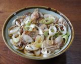 ねぎと豚肉の痺れうどん作り方5写真