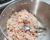 タケノコと白菜と豚ひき肉の焼き餃子作り方2写真