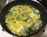 えのきとネギの卵とじ丼作り方6写真