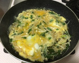 えのきとネギの卵とじ丼作り方6写真