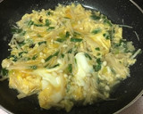 えのきとネギの卵とじ丼作り方7写真