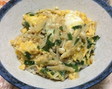 えのきとネギの卵とじ丼作り方8写真