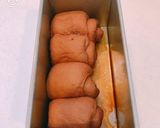 HBと食パン型で、ココア生チョコ食パン作り方12写真