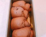 HBと食パン型で、ココア生チョコ食パン作り方14写真