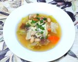 春野菜と大豆のコンソメスープ♪作り方3写真