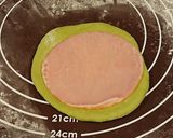 ハムとチーズの抹茶パン作り方3写真