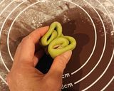ハムとチーズの抹茶パン作り方5写真