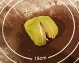 ハムとチーズの抹茶パン作り方6写真