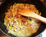 離乳食完了期　豚肉キャベツシメジ味噌炒め作り方4写真