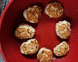 照り焼き鶏つくね 卵黄添え作り方8写真