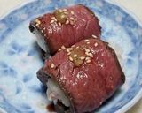 ☆ローストビーフ♪一口おにぎり☆作り方1写真