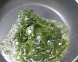 わかめと三つ葉と削り節と白ごまのパスタ作り方2写真