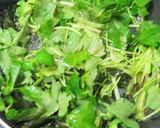 わかめと三つ葉と削り節と白ごまのパスタ作り方8写真