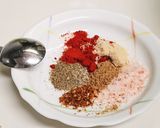 大人気、味付けチキンバー作り方1写真