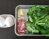 ほうれん草とベーコンのバター炒め⭐簡単作り方1写真