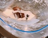 HBと食パン型で、ココア生チョコ食パン作り方2写真