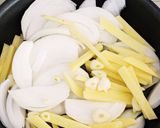 新ジャガイモと新玉ねぎのフリッタータ作り方1写真