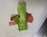 一品料理:レタスの肉巻き作り方4写真