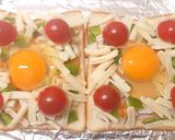 NO.1目玉焼きトースト♡フライパン不要作り方5写真