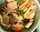 たけのこと鶏もも肉のオイスター炒め作り方9写真