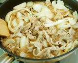 ～簡単～豚こま肉の濃厚ガリバタ丼！作り方4写真