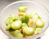 鮮やか⁂エビとアサリとそら豆の和風パスタ作り方3写真