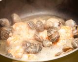 鮮やか⁂エビとアサリとそら豆の和風パスタ作り方7写真