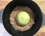 丸ごと新玉ねぎとベーコンの炊き込みごはん作り方5写真