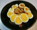 プチおかず♥️かぼちゃと卵のパン粉焼き作り方15写真