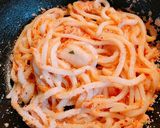 明太キムチうどん作り方3写真