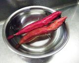 フライパンで超お手軽スイートポテト☆作り方1写真