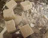 節約♫簡単フライパン1つで揚げだし豆腐作り方3写真