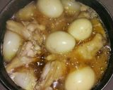 簡単☆手羽元・タマネギ・卵のうま煮作り方3写真