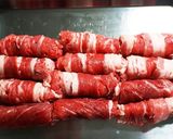 セロリの牛薄切り肉巻き作り方1写真