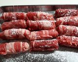 セロリの牛薄切り肉巻き作り方2写真