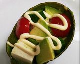 簡単！美味しいアボカドと豆腐の野菜サラダ作り方5写真