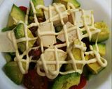 簡単！美味しいアボカドと豆腐の野菜サラダ作り方6写真