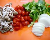 簡単！鯖缶の野菜煮☆ドライカレー風作り方1写真