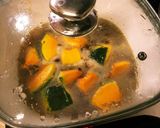 鶏ひき肉とかぼちゃの煮物作り方6写真