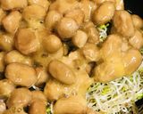毎日の納豆●とろろ昆布＆スプラウトで作り方1写真