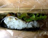 韓国風☆ズボラな焼肉ライスバーガー作り方4写真