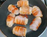 豚肉とねぎと油揚げの肉巻き作り方3写真